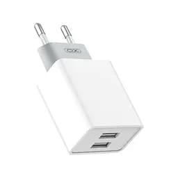Адаптер сетевой XO Dual USB charger L65 | 2USB, 2.4A |