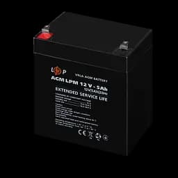 Акумулятор AGM LPM 12V - 5 Ah - мініатюра 3