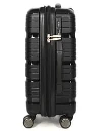 Валіза маленька S поліпропілен Worldline Airtex 283 56×33×22см 52л Чорний - мініатюра 6
