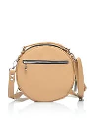 Жіноча кругла сумка кросбоді Sambag 20х20х10 см sum0019270 - мініатюра 4