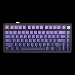 Клавиатура Attack Shark X85 Side Printed RGB Gradient Purple
