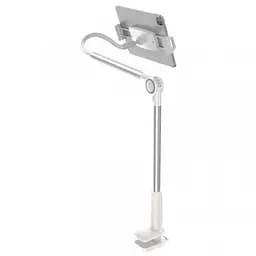 Тримач Baseus Otaku life rotary adjustment lazy holder Pro для планшетів iPad (LUZQ000012) біло сріблястий - мініатюра 2