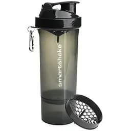 Шейкер спортивний SmartShake Slim 500 мл Black (10253001)