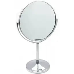 Дзеркальце кругле настільне метал 13 см (25004)