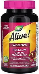 Вітаміни та мінерали Nature's Way Alive! Women's Premium Gummy, 75 желейок