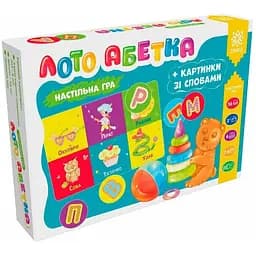 Игра Zirka Лото алфавит + картинки со словами 129232