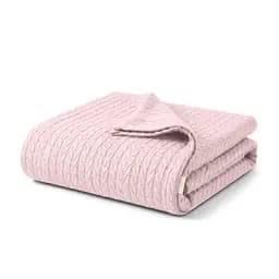 Плед-покривало Cosas Knitted Braid Petal косичка 75х95 см (Blanket_11-1Petal_KnittedBraid_75x95)