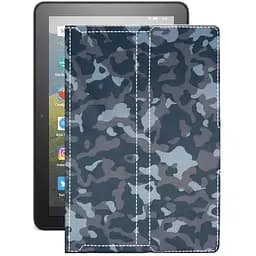 Чохол StatusCASE з екошкіри для планшету Amazon Fire HD 8 2020 Хаки-синій