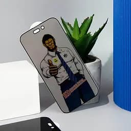 Захисне скло Privacy 5D Anti-Static (тех.пак) для Apple iPhone 13 Pro Max / 14 Plus (6.7) Чорний - мініатюра 4