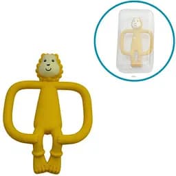 Прорізувач для зубів Lindo Чоловічок жовтий (DK 05с)