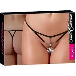 Сексуальные стринги Cottelli Collection String Seestern M/L черный