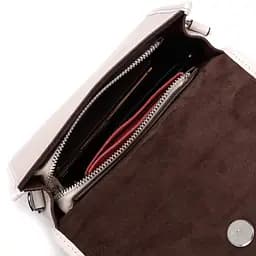 Жіноча шкіряна сумка з напівкруглим клапаном Vintage 22258 біла - мініатюра 6