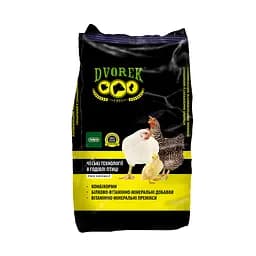 Комбікорм Dvorek Стартер перепілки 1-6 тижнів 25 кг