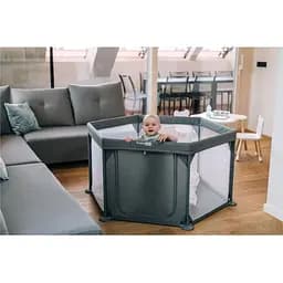 Манеж для дитини FreeON Hexagon Grey (44459) - мініатюра 4