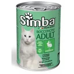 Консерви для котів Simba Cat Wet кролик 415 г (8009470009089)