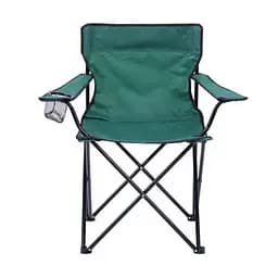 Кресло раскладное Supretto туристическое с подстаканником зеленое (5046-10002)