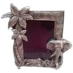 Фоторамка металева срібляста