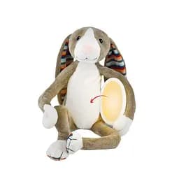 М'яка іграшка Zazu Bо-Бо Зайчик, з нічником, 19 см (ZA-BO-01)