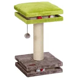 Царапка этажичка с шариками Croci Interactive Floors 35 x 35 x 50 см плюш/сезаль