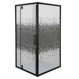 Душевая кабина Bravo Morava 90B N Mosaic 000023256, Черный матовый, интимато