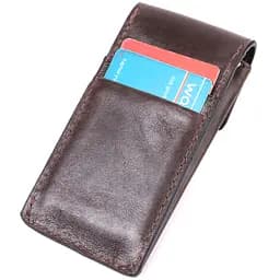 Оригінальна ключниця у вигляді футляра з натуральної шкіри GRANDE PELLE 6.5х13х1 см acs0032264 - мініатюра 6