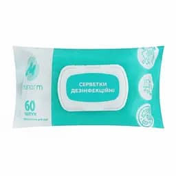 Салфетки влажные дезинфицирующие Манорм уп 60 шт.