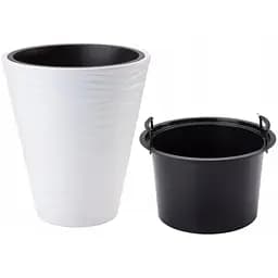 Горщик для квітів Form-Plastic Sahara-40 32 л білий (2722-011)