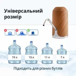 Електрична помпа для води ViO E5, світле дерево - мініатюра 6