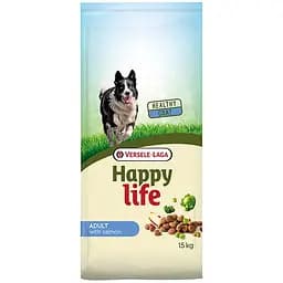 Сухий корм Happy life Adult with Salmon 15 кг хеппі лайф лосось для собак всіх порід