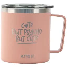 Термокружка Kite 400 мл пудровая (K22-379-03)
