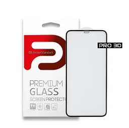 Захисне скло на Apple iPhone 11 Pro Max/Xs Max з олеофобним покриттям, Pro 3d, повне проклеювання, антистатичний і пиловідштовхуючий шар, 9H, самоклеючеся, 3D, на весь екран, антистатичний клей, оригінал ArmorStandart (ARM55372-GP3D-BK)