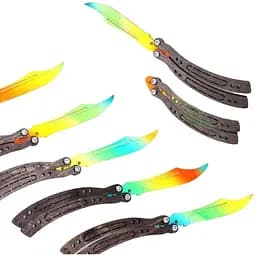 Сувенірний дерев'яний ніж Сувенір-декор Balisong - Ultra 5 шт. 312307