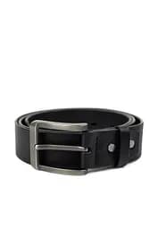 Кожаный ремень 40 мм черный