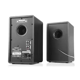 Колонки 2.0 Real-El S-405 Black, 2 x 4 Вт, BT, пластиковий корпус - мініатюра 6