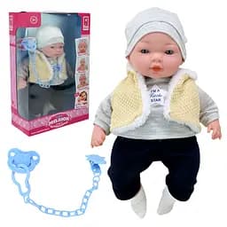 Пупс м'яконабивний "Чудо Малюк" 32 см, з музичними ефектами PL-524-103