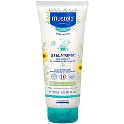 Уцінка. Ніжний очищуючий гель Mustela Stelatopia для атопічної шкіри 200 мл
