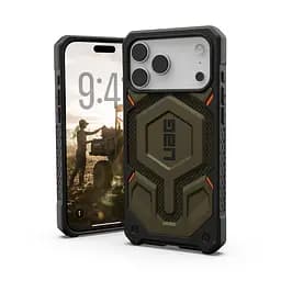 Чохол UAG для iPhone 17 Pro Max, Monarch Pro MagSafe, Kevlar Element Green teh0026319 - мініатюра 8
