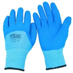 Рукавички Werk з синім латексним покриттям розмір 8 (143100)