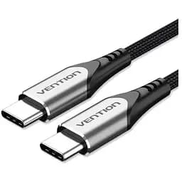 Дата кабель USB-C to USB-C 2.0m aluminum gray Vention (TADHH)