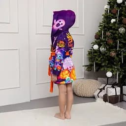 Халат дитячий з плюшевого велюру Happy Halloween 18192 134-140 см - мініатюра 5