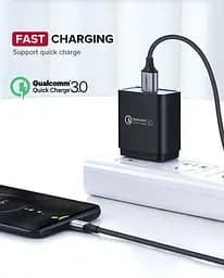 Кабель Ugreen US290 USB 2.0 to Micro Cable Nickel Plating Aluminum Braid 2A 2 м Black (6957303861484) - мініатюра 5