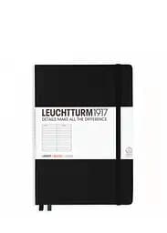 Блокнот Leuchtturm1917 Середній, чорний, лінія (300612)