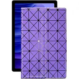 Чохол StatusCASE з екошкіри для планшету Samsung Galaxy Tab A7 10.4 2020 (T505) Фіолетовий ромб