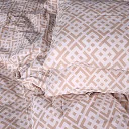 Простирадло MirSon Ranforce Elite Abstract Beige 110 х 160 см (2200013164807) - мініатюра 3