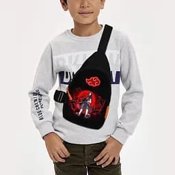 Сумка через плечо детская Аниме Naruto 29х17 см сумка слинг для мальчика (02052)