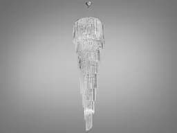 Доминирующая, аристократическая, элегантная хрустальная люстра, 24 ламп, хром