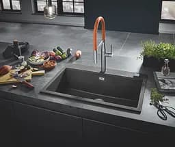 Кухонна мийка Grohe Granite Grey 780 x 510 мм 31652AT0, Сірий - мініатюра 3
