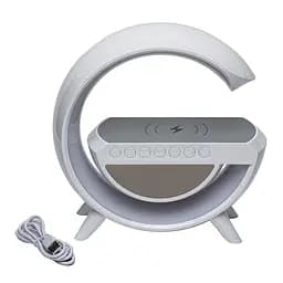 Bluetooth-колонка світильник із бездротовою зарядкою світильник нічник G-Smart 5W BT 3401 - мініатюра 8