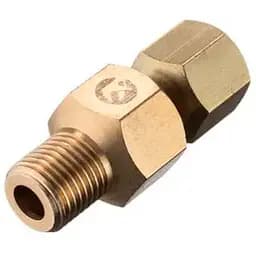 Соединение пневматическое шарнирное Intertool Storm внутренняя резьба 1/4" х наружная резьба 1/4"