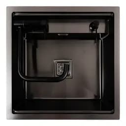 Кухонна мийка Platinum Handmade TZ з нержавіючої сталі одночашева зі змішувачем 50x50x20 см чорна - мініатюра 7